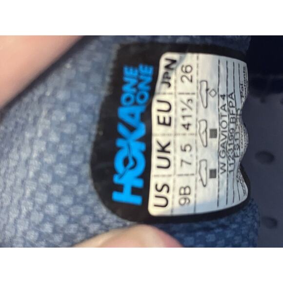 Hoka One One Gaviota 4 Blue Fog Plein Air W Size 9B - Picture 6 of 8